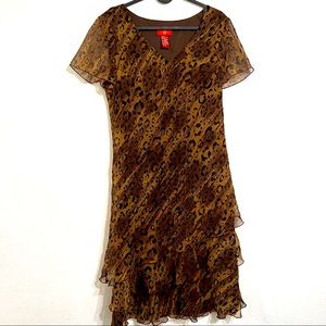 SANGRIA  ANIMAL PRINT DRESS